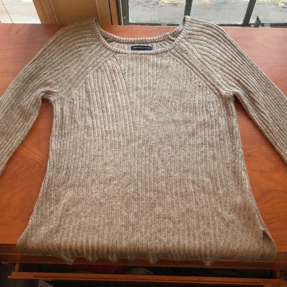 Oatmeal Tunic Sweater from AEO
